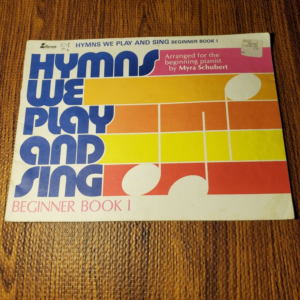 Hymns We Play and Sing Beginner Book 1 Vocal Selections Piano Lillenas 1977