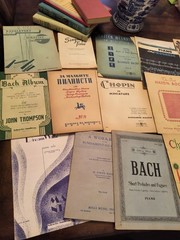 Lot Of Vintage Piano Books And Sheet Music