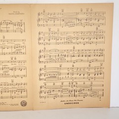 Vintage 1952 Until Sheet Music for Piano Guitar Uke Vocal