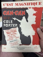 L 9×12 4-pack Stage Musical Sheet Music CAN-CAN (Michael Kidd)