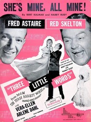 She&rsquo;s Mine All Mine Sheet Music Three Little Words Fred Astaire Red Skelton 1950