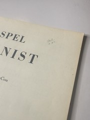 VTG 1963 The Gospel Organist Vol 1 Harold De Cou Organ Songbook