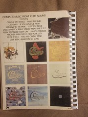1977 CHICAGO Music From 10 Best Albums Lyrics Book