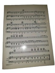 1974 « Longfellow Serenade » by Neil Diamond Sheet Music Stonebridge Music