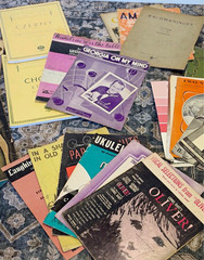 Vintage Musicals Sheet Music Song Book Lot for Piano & Ukulele Moon River OK!