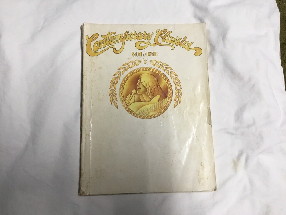 Contemporary Classics Volume One Sheet Music Songbook 1975 160 Pages 45 Songs