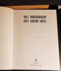 Wes Montgomery Jazz Guitar Solos Songbook 1976 ALMO Trade Paperback