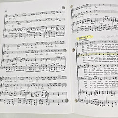 Bach Cantata No 4 Choral Piano Vocal SATG Score Christ Lag in Todesbanden Music