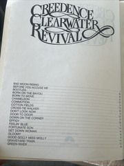 Creedence Clearwater Revival 1982 Complete Piano/Vocal/Chords Songbook