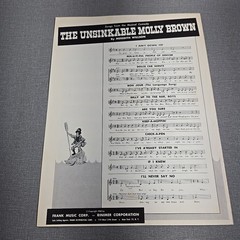 Lida Rose & Till There Was You By Wilson Music Man 1957 Vintage Sheet Music