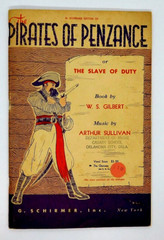 Book Music The Pirates Penzance G Schirmer Casady School Includes Program 1973