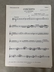 Haydn Concerto F Major Hon. XVIII:F2- Diletto Musicale Doblinger Parts & Cembalo