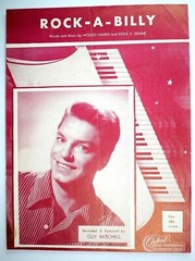 1957 Rock-A-Billy Guy Mitchell Rockabilly Bopper Rocker Rock Sheet Music
