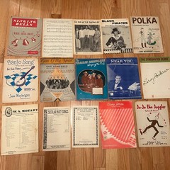Lot Of 70+ Vintage Piano Sheet Music/Books – Pop Rock Classical Broadway 60s 70s