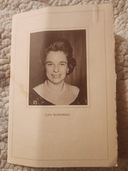 1967 SAMMY CAHN INVITE SONG SHEET HONOR JUDY ROSENBERG EINSTEIN MEDICAL COLLEGE