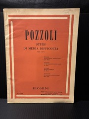 Pozzoli Studi Di Media Difficolta per Arpa Sheet Music for Harp