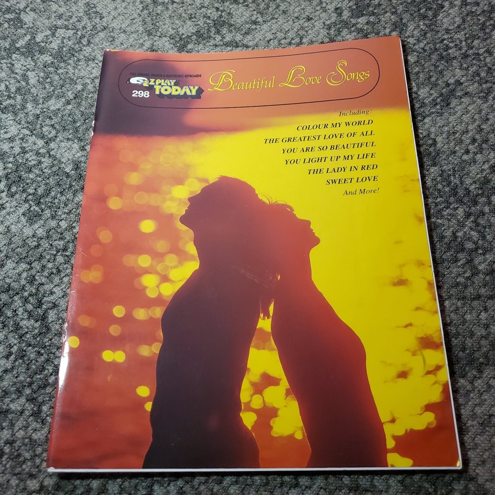 Beautiful Love Songs E-Z Play Today Songbook P/V/G Hal Leonard 1991