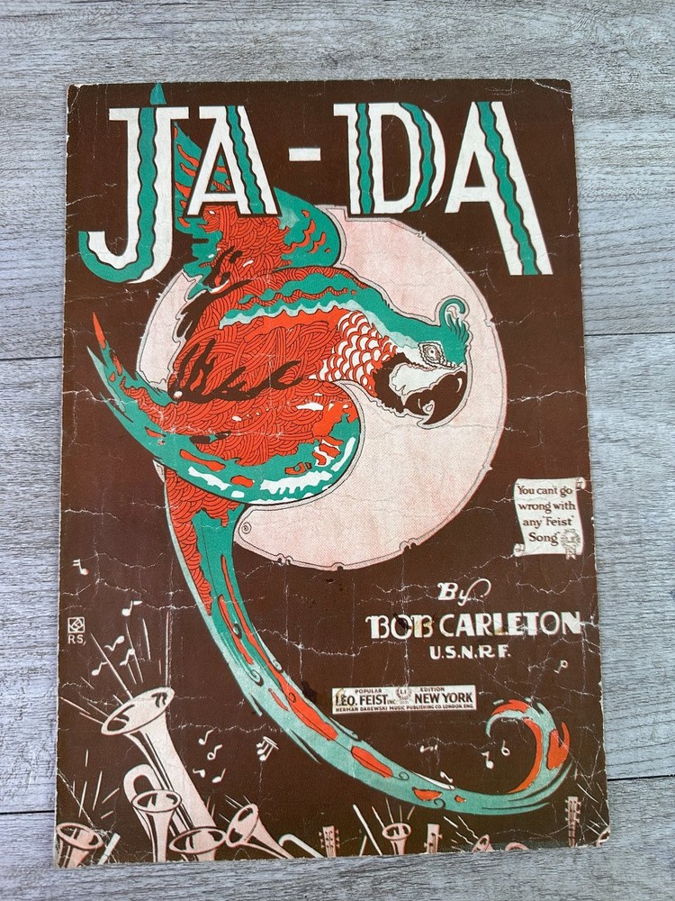 JA-DA Sheet Music by Bob Carleton LEO. FEIST 1918 P/V/G