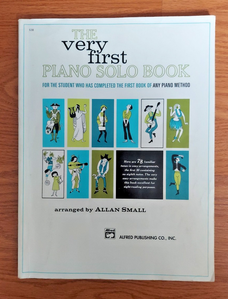 The Very First Piano Solo Book arranged by Allan Small Book VGUC