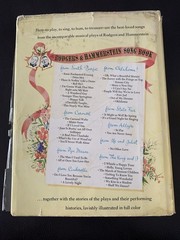 Vintage 1958 The Rodgers And Hammerstein Song Book Illustrated With Hardcover