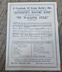 Vintage 1930 1920 Sheet Music Irving Berlin Inc. Various Artists Lot Of 12