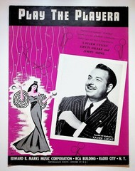 1948 Play The Playera Xavier Cugat Ervin Drake Jimmy Shirl Sheet Music