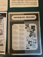 Vtg Lot 5 Sheet Music- He, Four Strong Winds, Three Little Girls Blue, Show Bus.