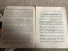 When I Hear That Jaz Band Play sheet music, 1916/Lyric Joyce Black Americana