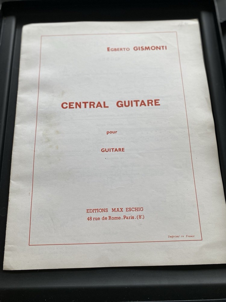 Vtg Central Guitar Egberto Gismonti Classical Guitar Sheet Music Rare Brazilian