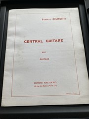 Vtg Central Guitar Egberto Gismonti Classical Guitar Sheet Music Rare Brazilian