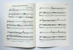 Rock And Roll Runaway Ace 1975 Sheet Music Piano Vocal Guitar Retro Rock Pop Vtg