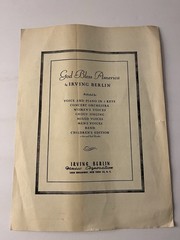 Irving Berlin Music Corp. God Bless America Sheet Music Piano Voice Patriotic