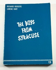 The Boys from Syracuse by Richard Rodgers & Lorenz Hart (1981, Trade Paperback)