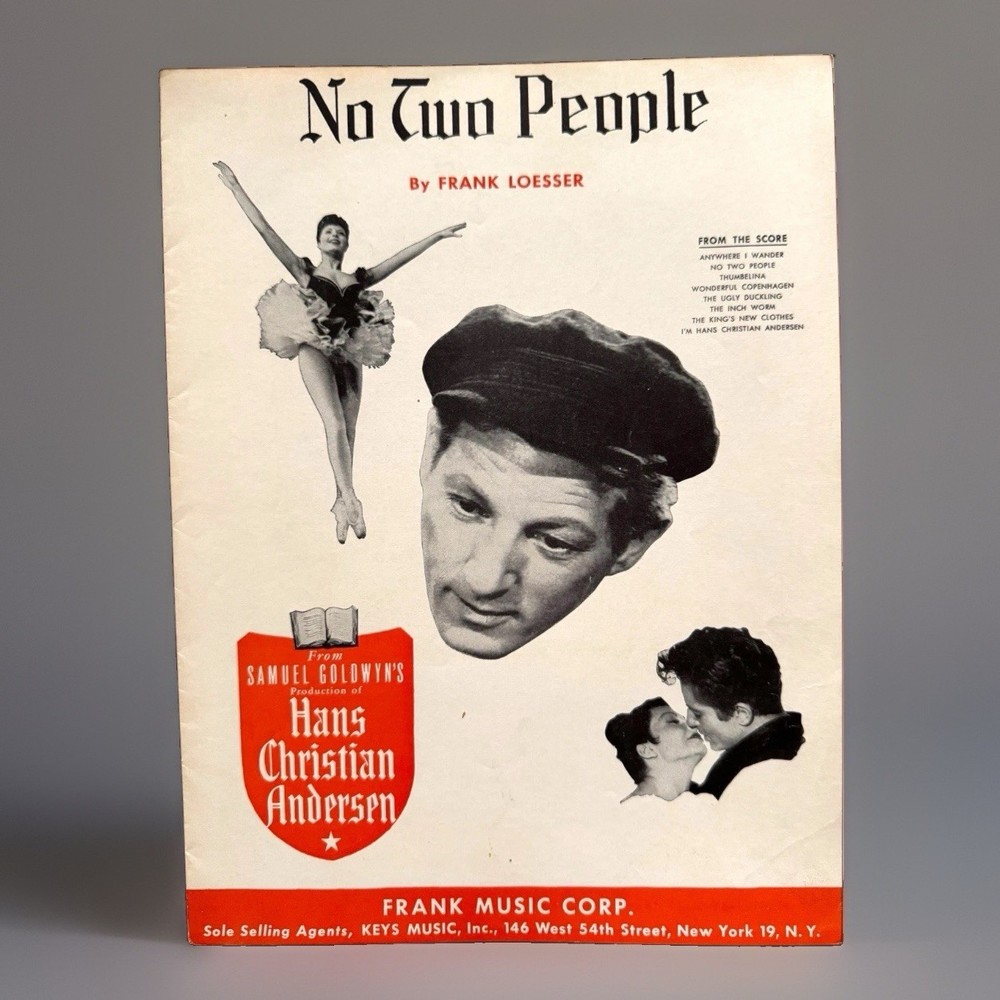 No Two People Sheet Music From Hans Christian Andersen Frank Loessern 1951