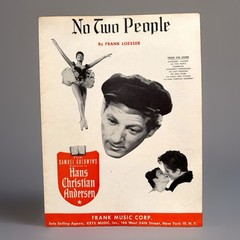 No Two People Sheet Music From Hans Christian Andersen Frank Loessern 1951