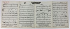 1941 Piano Sheet Music When Johnny Comes Marching Home Leeds Original Manuscript