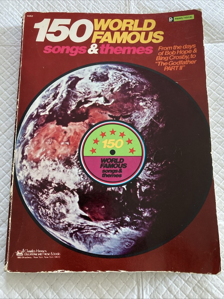 World Famous 150 Songs & Themes; Piano & Vocal; Charles Hansen Publications