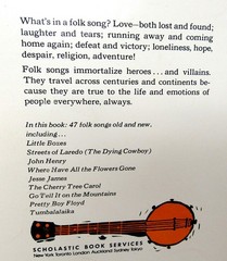 Folksong Festival Music Book 1967 Piano Voice 47 Old New Songs Scholastic Book