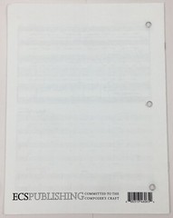 Psalm 84 SATB Chorus Unaccompanied Sheet Music Stanley M Hoffman ECS Publishing