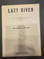 Lazy River Sheet Music Words Music by Hoagy Carmichael & Sidney Arodin, 1958