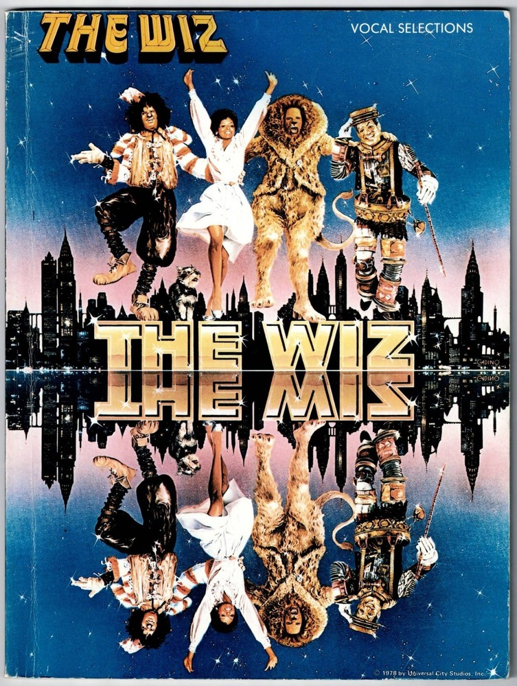 THE WIZ 1978 songbook MICHAEL JACKSON Diana Ross 80 pages