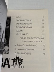 ABBA The Folio – Vintage Sheet Music Songbook 1978
