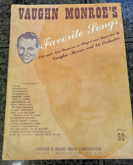 Lot of Vintage Sheet Music 1940s Two Books & Three Movie Sheets