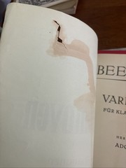 Edition Peters Nr. 298b Beethoven Variationen (Variations) II for Piano