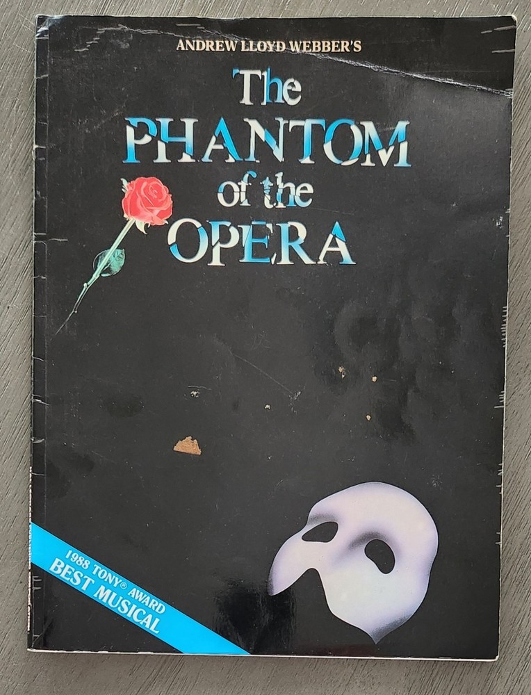 Vntage 1987 « The Phantom Of The Opera » Piano/Vocal Songbook Andrew Lloyd Webber