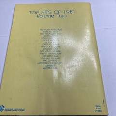 Top Hits of 1981 Volume Two for Voice/Piano/Guitar-Kenny Rogers, Tom Petty, Alab