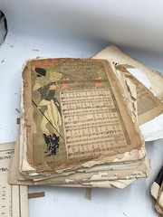 Large Archaic Antique Sheet Music / Book Lot (Unsorted)