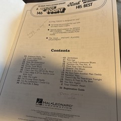 E-Z PLAY TODAY 146: Hank Williams His Best Songbook (Organ/Piano/Keyboard)