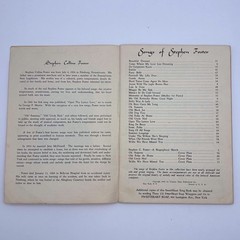 Vtg 1940 Songs of Stephen Foster Songbook SweetHeart Soap Ad George Carlson