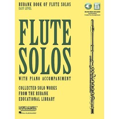 Rubank Book of Flute Solos Easy Level Softcover Media Online